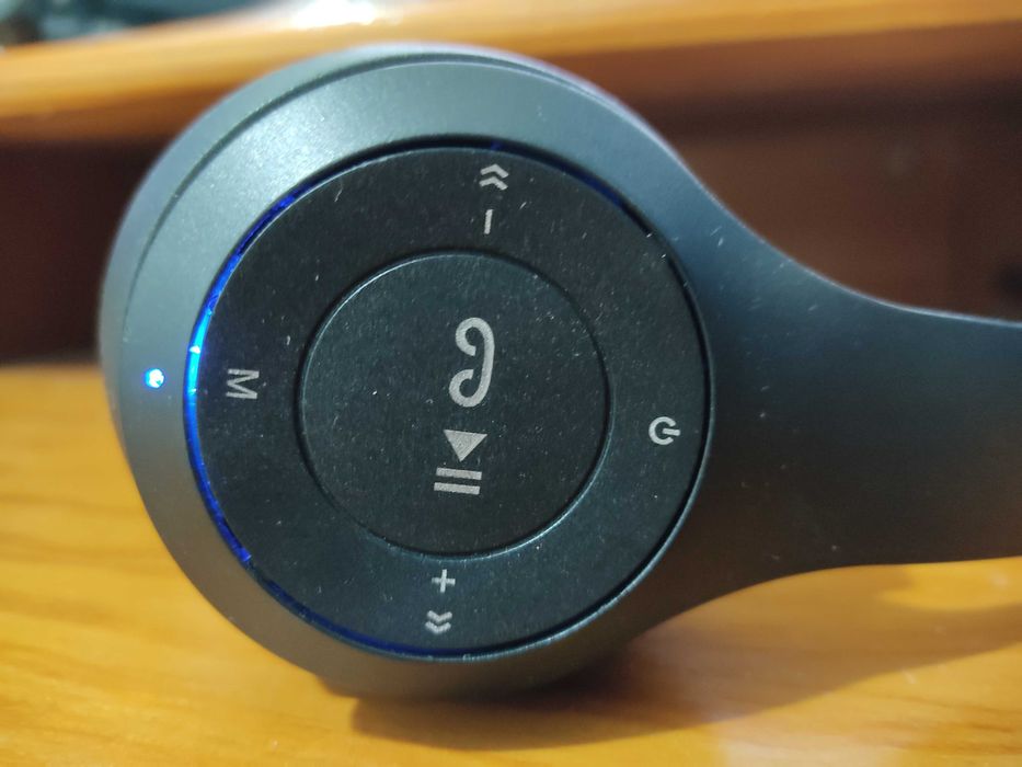 Fones Bluetooth Sem fios Auscultadores grandes entrada cartão micro SD