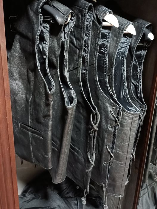 Coletes Motard  em pele genuína (agora em baixa de preço)
