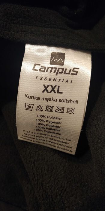 Campus Kurtka Męska Softshell Wodoodporna XXL
