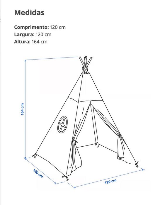 Tenda de brincar HÖVLIG IKEA