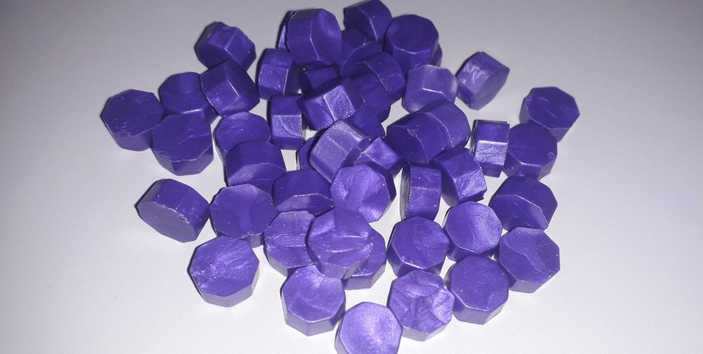 Lak w kawałkach wosk do stempli lakowania – 50 szt. fioletowym