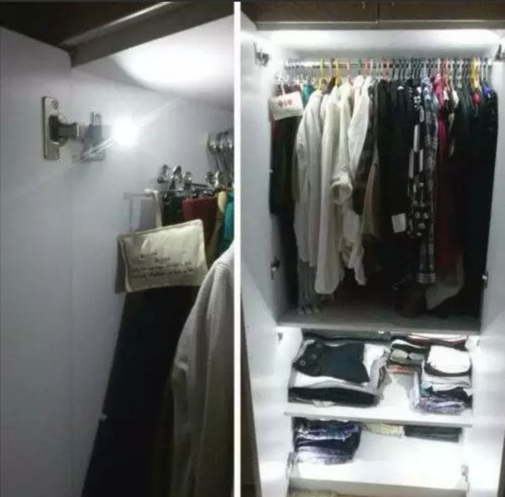 NOVO - Lampada Led para dobradiças, para armário, closet