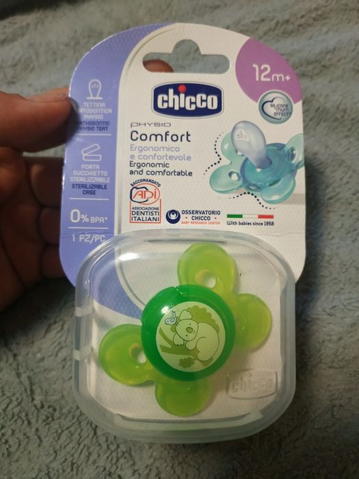 Nowy Smoczek Chicco 12m+ zielony