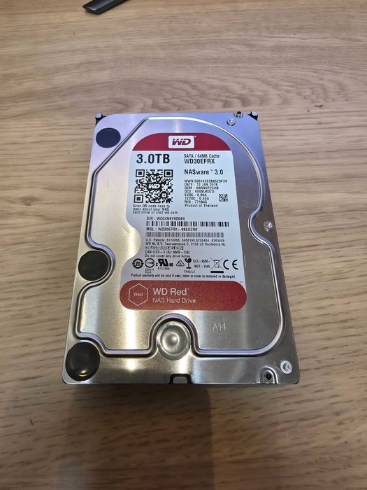 WD Red 3TB WD30EFRX NAS | 100% sprawny | SMART OK | HDDScan | Testowany