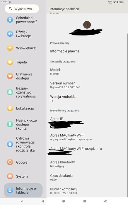 Nowy tablet 10,1” Android 128 GB – pełen zestaw