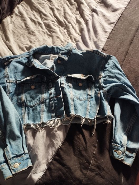 Blusão ganga Pull & Bear curto