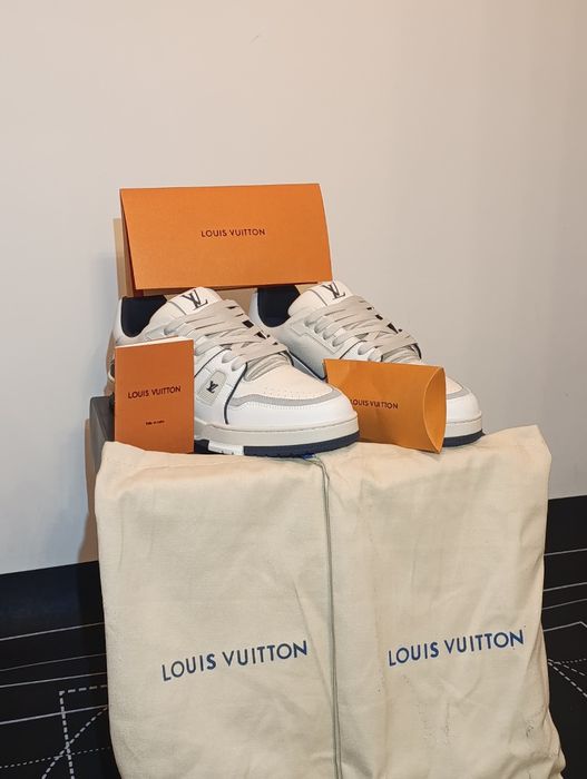 Louis Vuitton LV Trainer White Marine