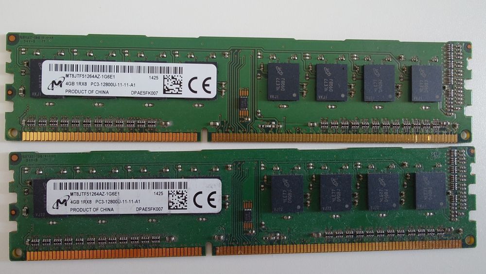 Micron 8GB DDR3 1600MHz (2x4GB) | Klasa Biznes | Dual Channel | PEWNIAK