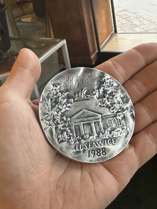 Krzysztof Penderecki medal Lusławice 1988