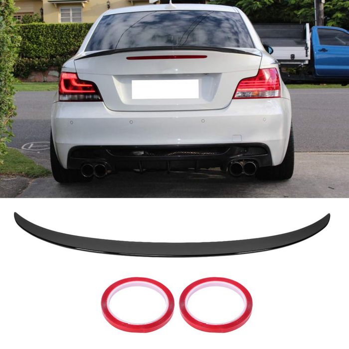 LIP SPOILER AILERON BMW SÉRIE 1 E82 E88 M PERFORMANCE  COMPATÍVEL COM OS MODELOS COUPÉ E CÁBRIO.