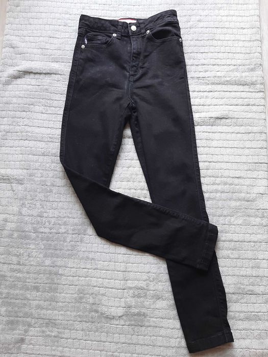 JAK NOWE-U.S. Polo Assn - dziewczęce spodnie dżinsowe, czarne, rozm. S