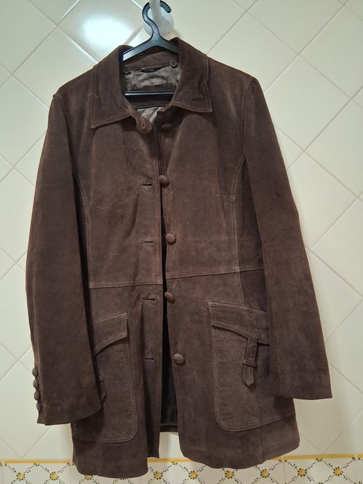 Casaco pele genuína C&A