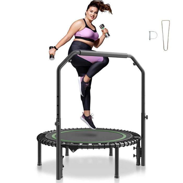 Składana Mini Trampolina Fitness VEVOR 40" • Nośność 150 kg