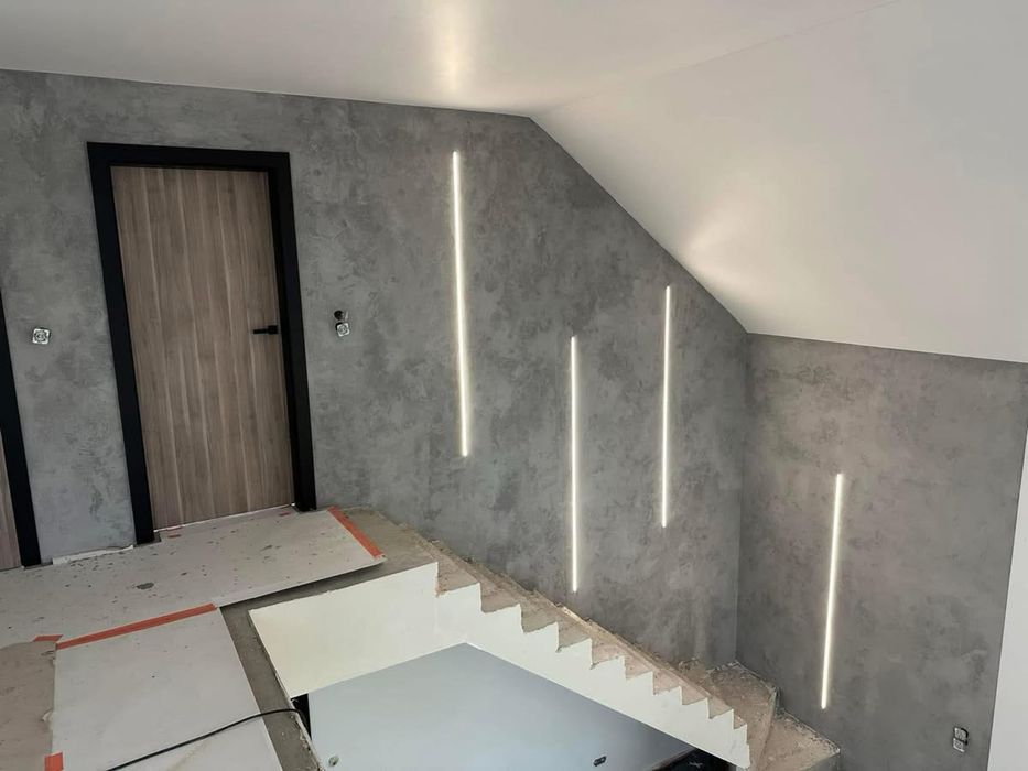 Beton architektoniczny tynki dekoracyjne elewacja płyty mikrocement