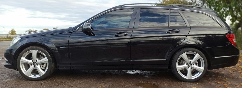 Молдинг, хром, накладка дверки Mercedes C Class, w204 універсал
