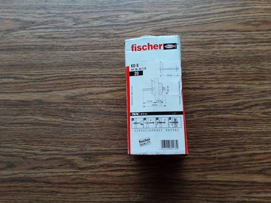 Ficher k 8  kołek przechylny