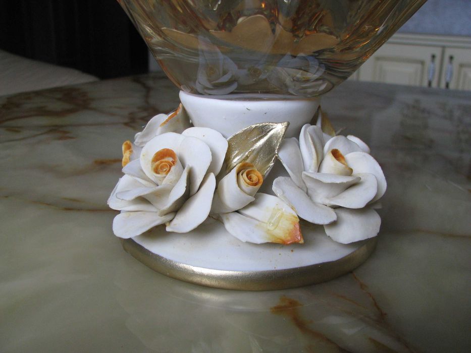 Ваза Murano Italy,  муранське скло, ручна робота Італія, декор