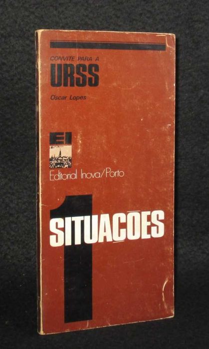 Livro Convite para a URSS Óscar Lopes