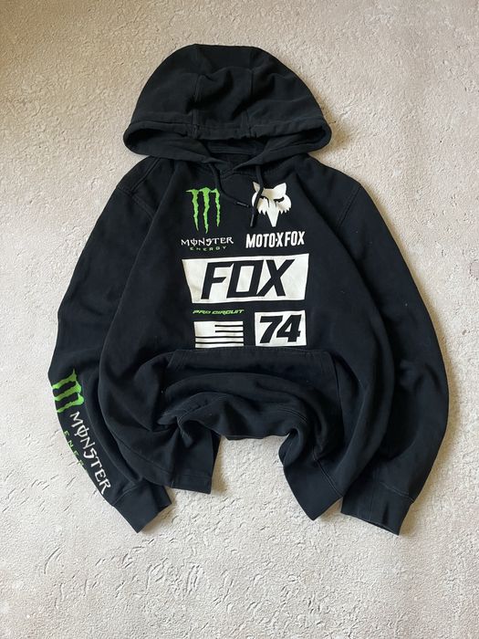 Гарне худі Fox x Monster