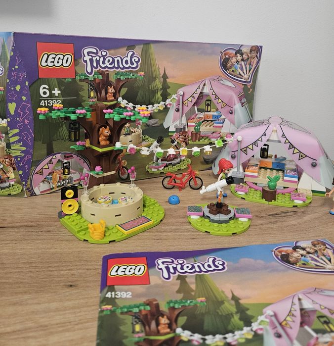Lego Friends 41392 luksusowy kemping namiot biwak gratis 30403