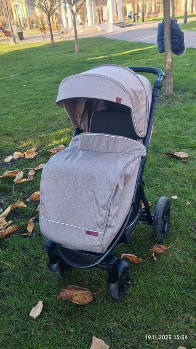Прогулянкова коляска Tilly Omega T-1611 Beige (сіро-бежевий)