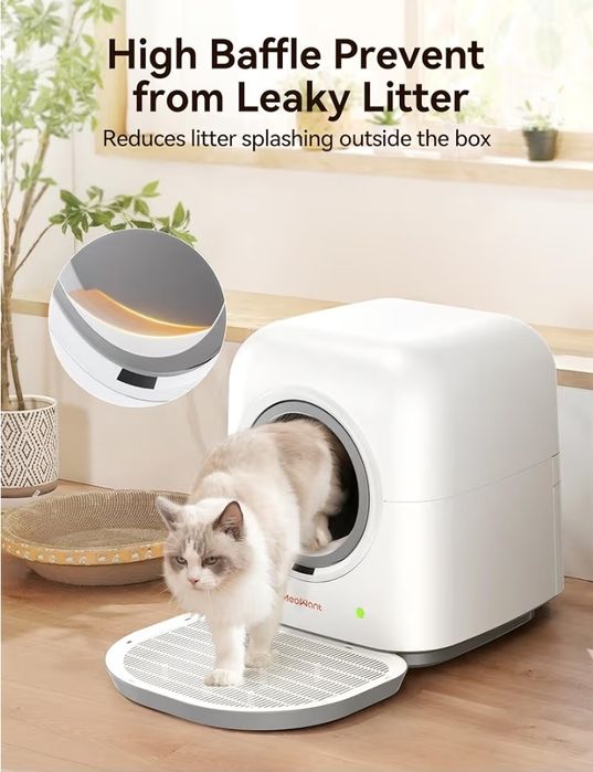 Caixa de areia de gato automática nova
