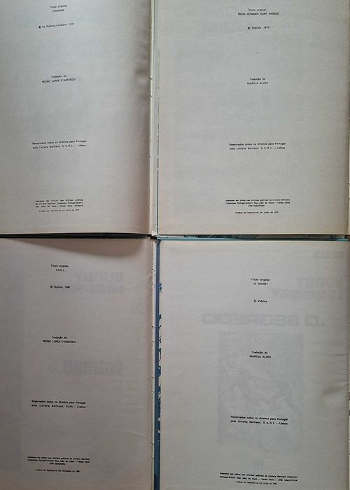 4 Livros de banda desenhada Buddy Longway, Livraria Bertrand - 1978/81