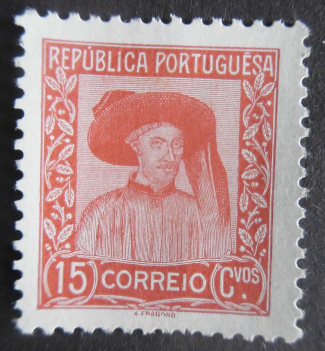 Selos Portugal 1935- Infante Henrique 15 c. Af. 569 NOVO C/ charneira