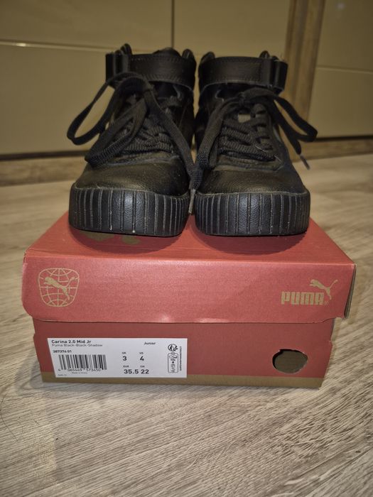 Buty dziewczęce jesienne PUMA r. 35,5 wkładka 22,5cm