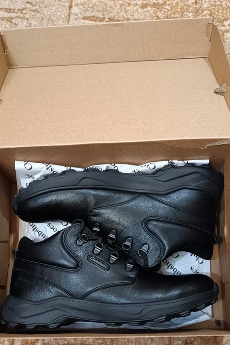 Мужские кожаные зимние полуботинки,  черевики чоловічі  шкіряні