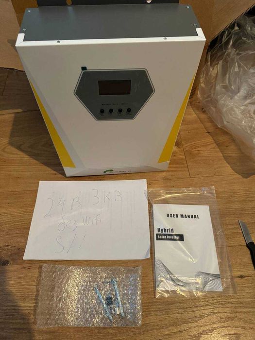 JSDSolar J4000E 24V 4KW гибридные инвертора 12/24/48 в!солнечный гибридный инвертор 10.2-6.2 -4-3-2кв Anern, PowMr Solar