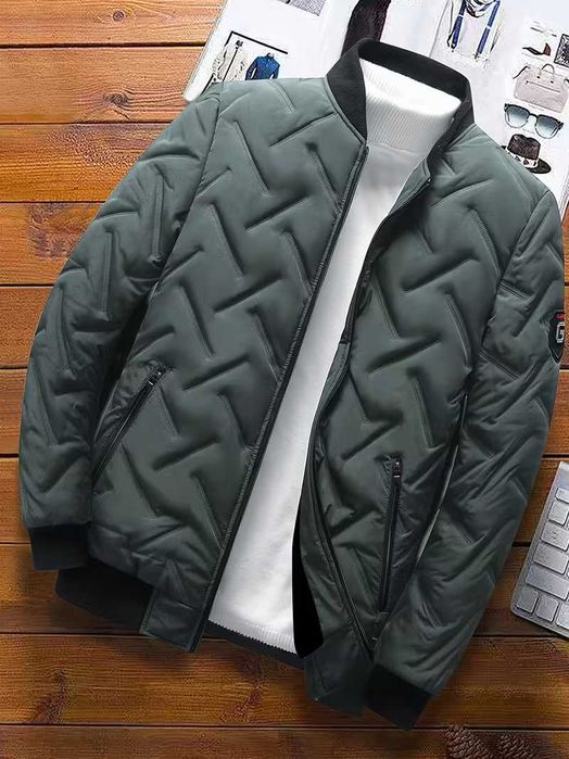 Casaco Quente Masculino para Outono e Inverno