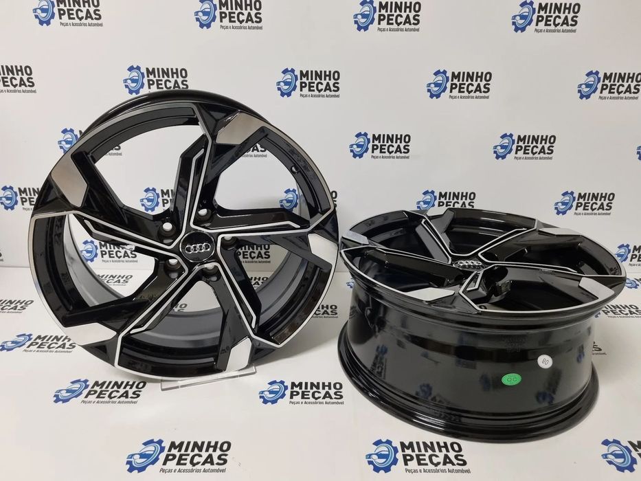 Jantes Audi SQ8 2024 em 18 Preto Polido (5x112)