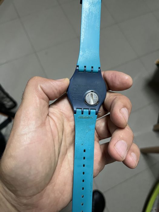 Relógio swatch azul