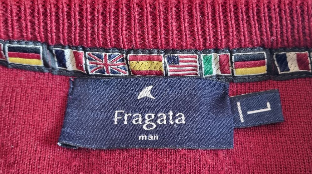 Camisola de malha homem lisa da Fragata.