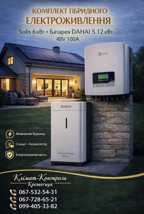 Інвертора батареї Deye Solis