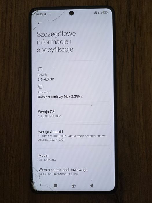 Redmi note 13 pro 8/256