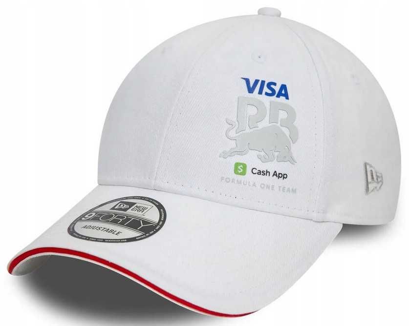 Oryginalna czapka z daszkiem F1 Visa Cash App RB New Era biała