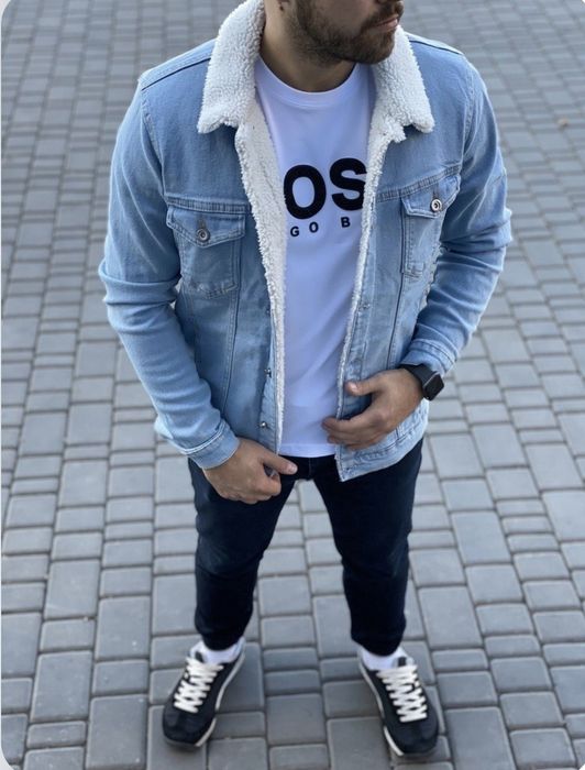 Продам джинсовую куртку на меху