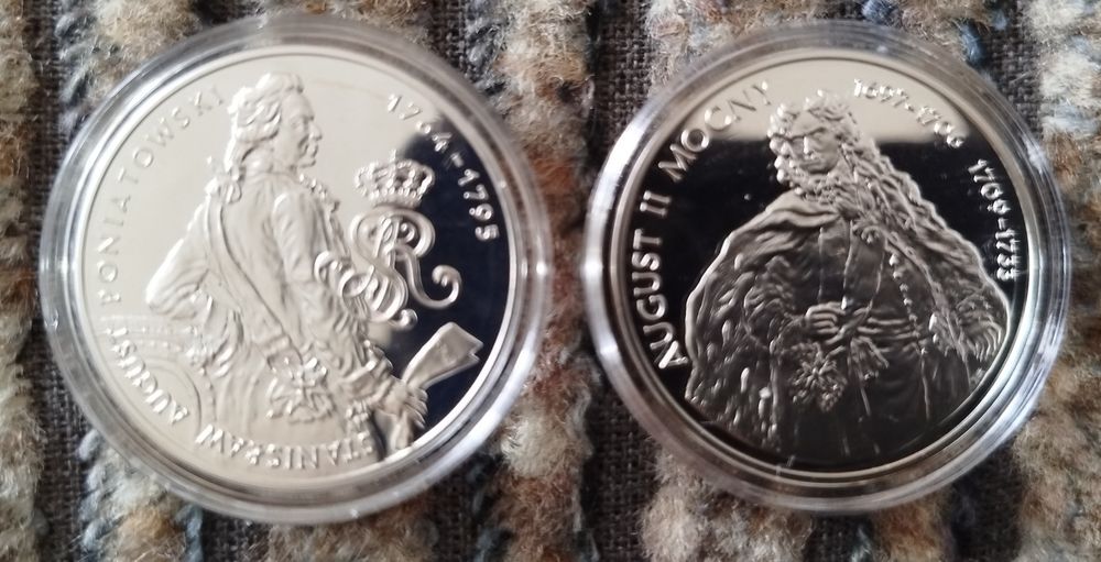 10zł - srebrne monety okolicznościowe