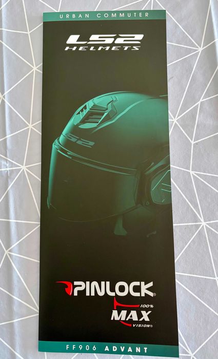 Pinlock, película anti-embaciamento para capacete LS2 FF906 Advant (NOVO)