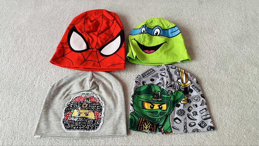 Zestaw czapka Lego Ninjago żółwie Ninja Spiderman H&M Reserved