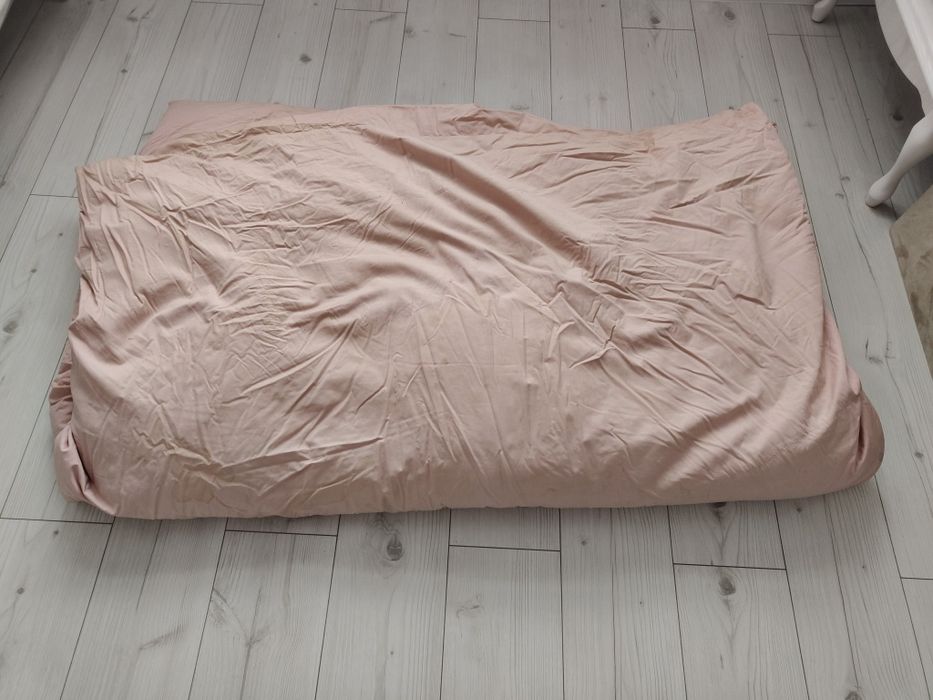 Gruba ciepła pierzyna pościel z pierza gęsi 180*160 kołdra