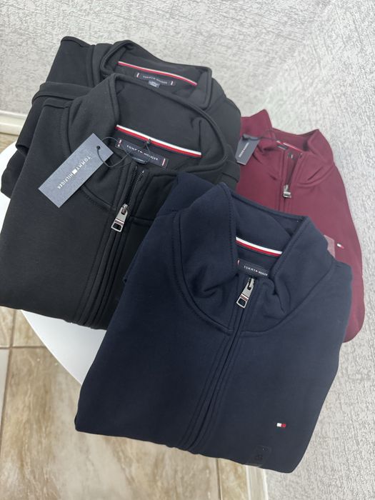 Толстовка чоловіча світшот Tommy Hilfiger на флісі L, XL, XXL