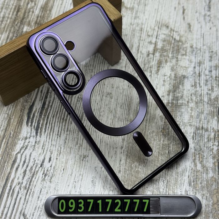 Чохол прозорий Chrome MagSafe на Samsung S26/ S26+/ Plus. Чехол