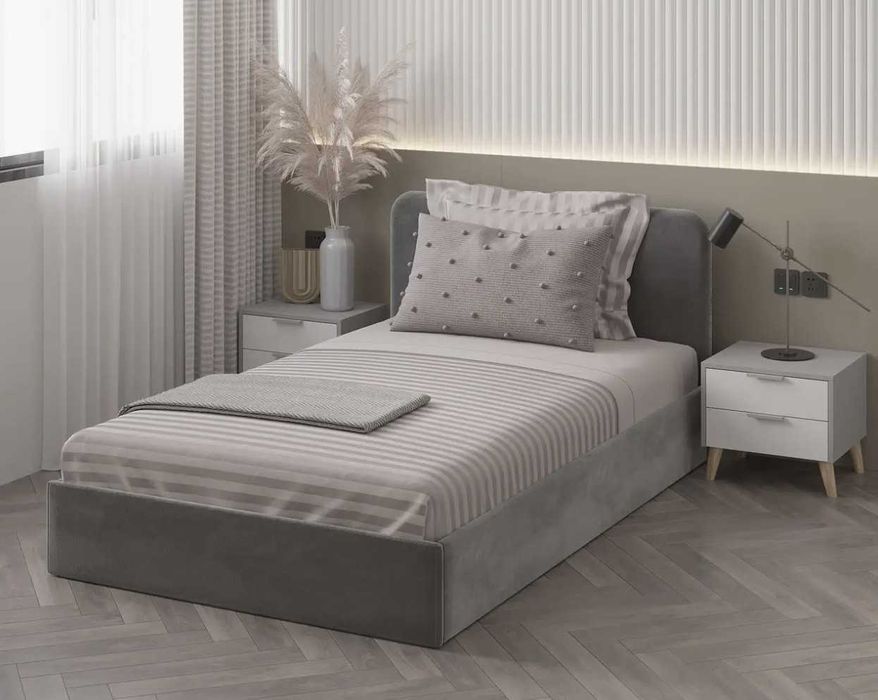 Полуторная кровать Хюгге 120*200. Безплатная Доставка. Без Предоплат