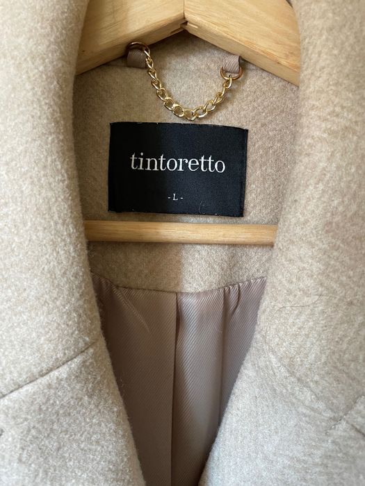 Sobretudo Casaco Tintoretto mulher L bege beige crú inverno