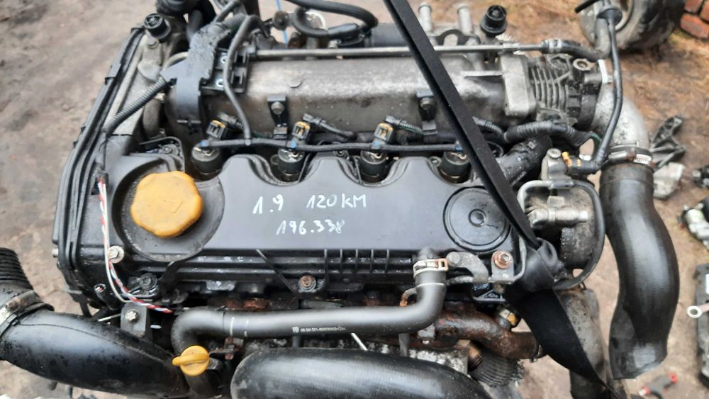 silnik kompletny Astra H Zafira B Vectra C 1.9 CDTI 120kM 196tyś Z19DT