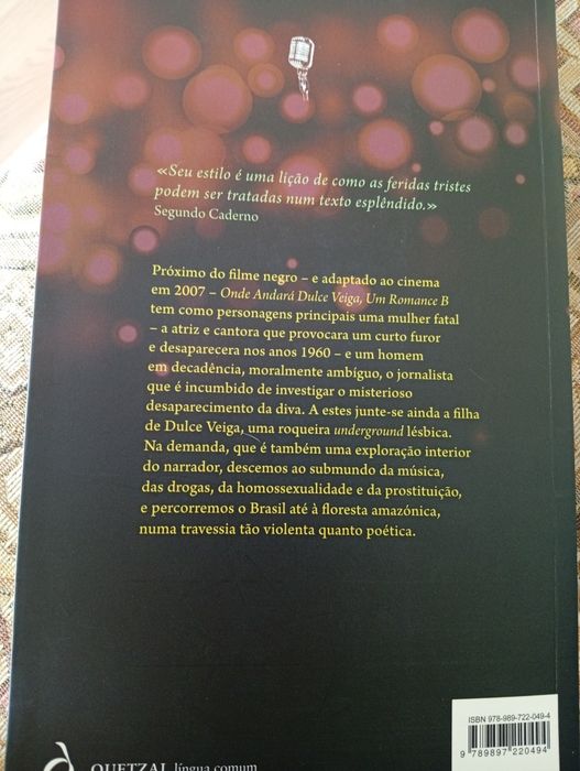 Vendo livro "Onde Andará Dulce Veiga", de Caio Fernando Abreu