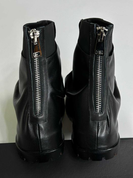 424 MARATHON BOOT back zip черевики чоботи чорні ботинки черные black